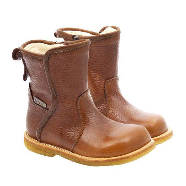 TEX Boot With Zipper, Brown