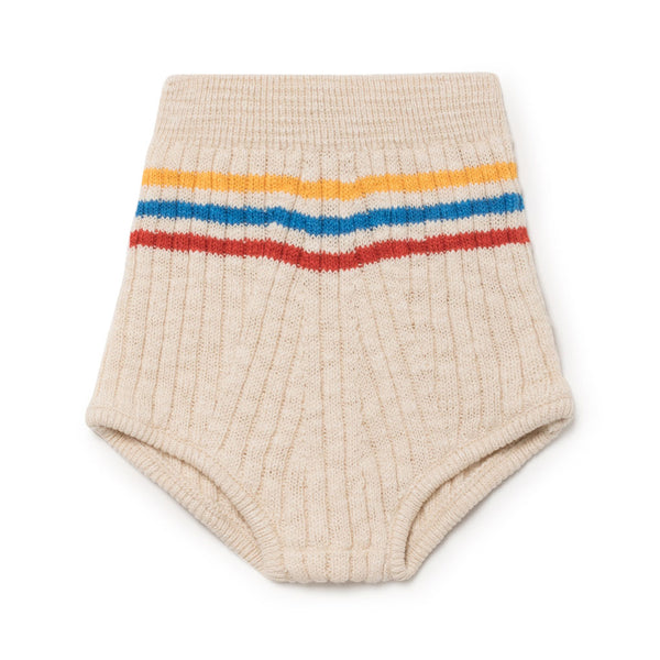 White Knitted Culotte