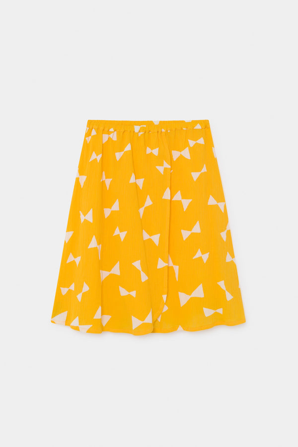 All Over Bow Wrap Midi Skirt