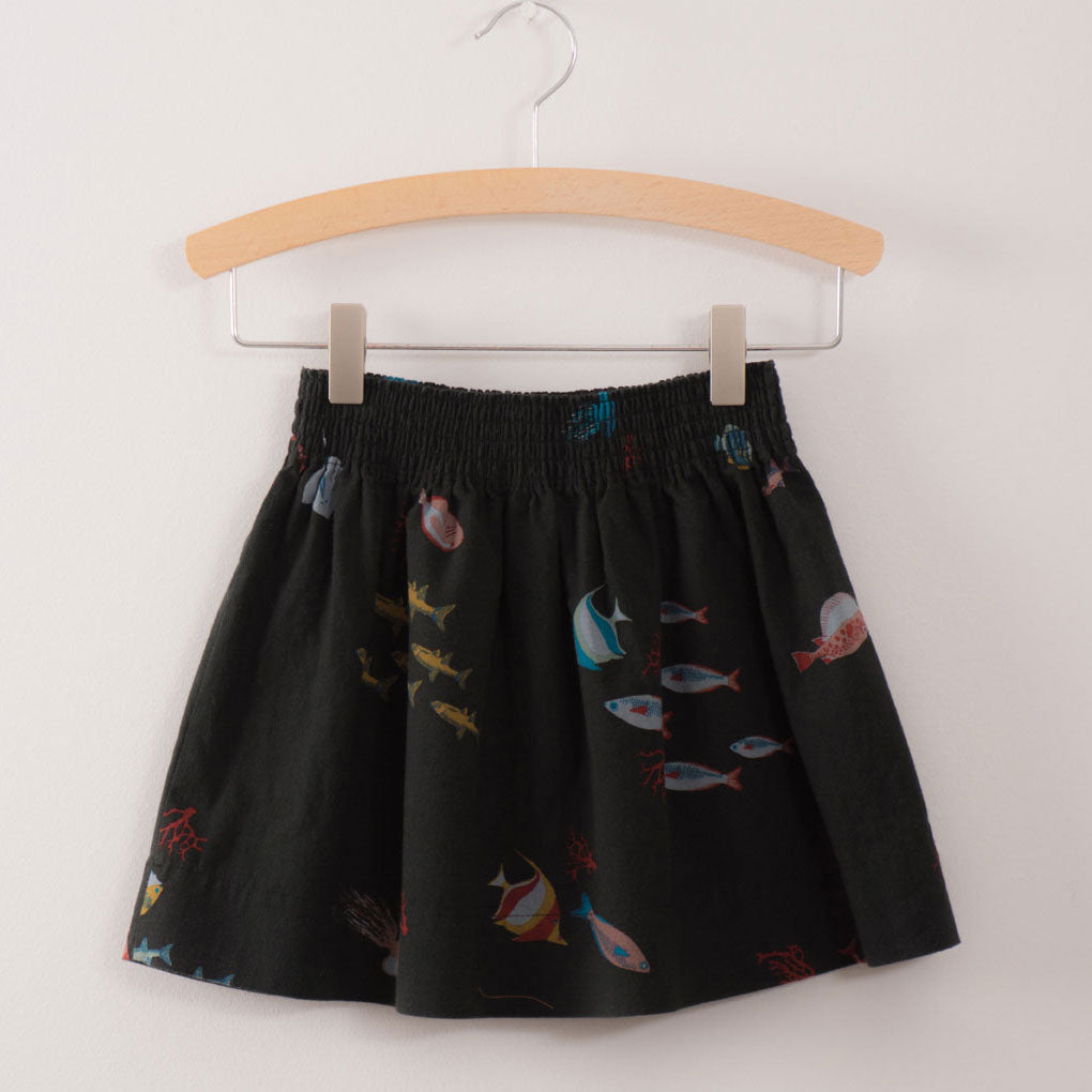 Deep Sea Flared Skirt