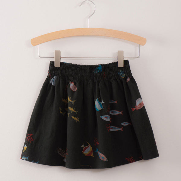 Deep Sea Flared Skirt
