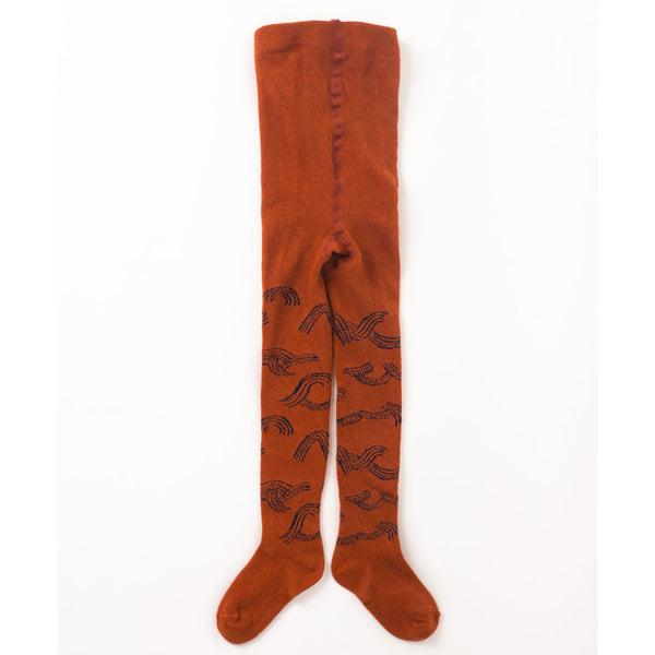 Tights Flock AO Dusty Cedar