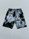 Shorts-TIE DYE BLACK