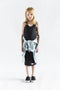 Boho Long Dress, Grey Melange