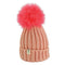 Karla Pom Beanie, Dusty Pink/Salmon