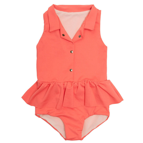 Baby Explorer Bathing Suit, Pink