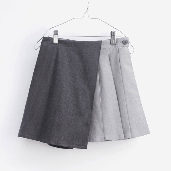 Hayako Skirt, Grey Denim