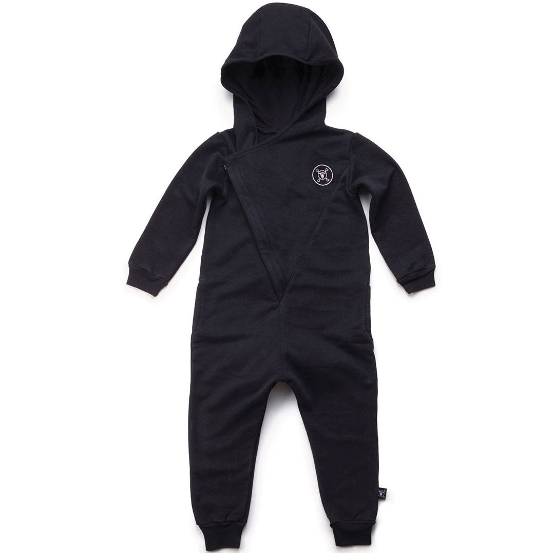 Hooded Overall, Black