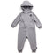 Hooded Overall, Heather Grey