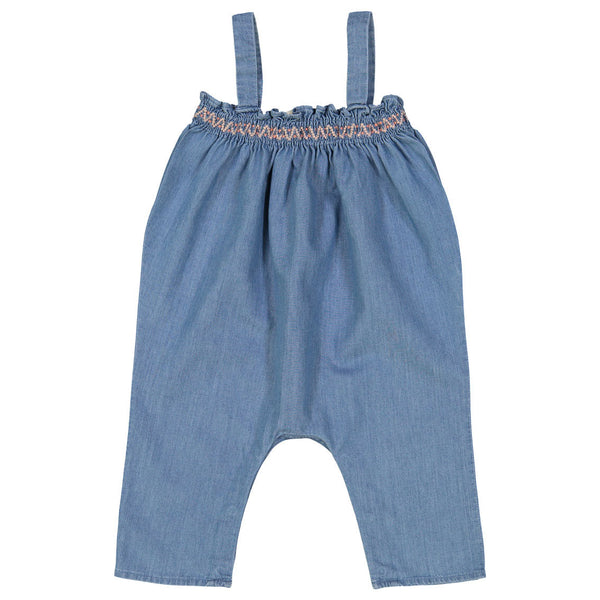 Grenade, Baby Denim Overall, Blue