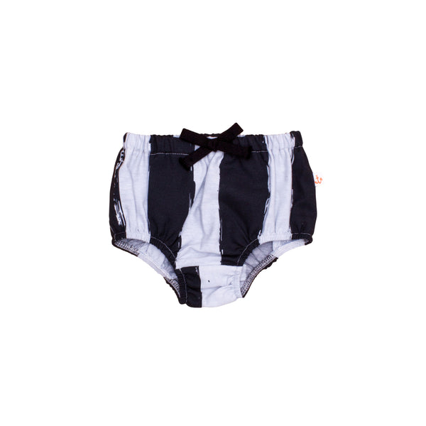 Chambray Bloomer, Black Stripes