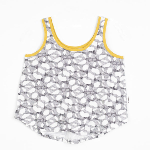 Mina T-shirt, Halftone/Black & White