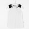 Olympia T-shirt, White & Black