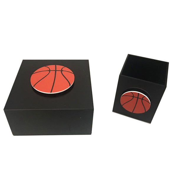 Black Plexiglass Basketball