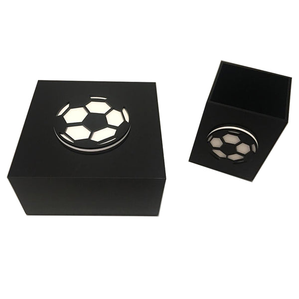 Black Plexiglass Soccer Ball