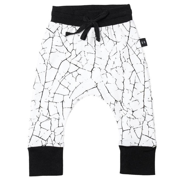 Paint crack drop crotch Pants