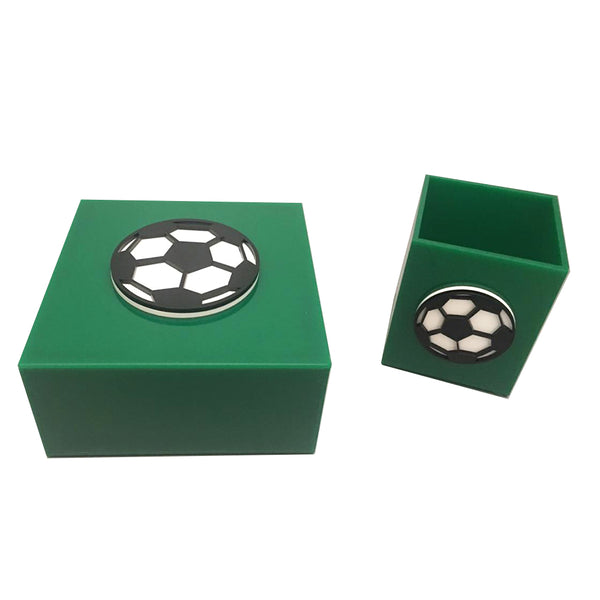 Green Plexiglass Soccer Ball