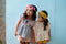 Eden Safran Flowers Headband