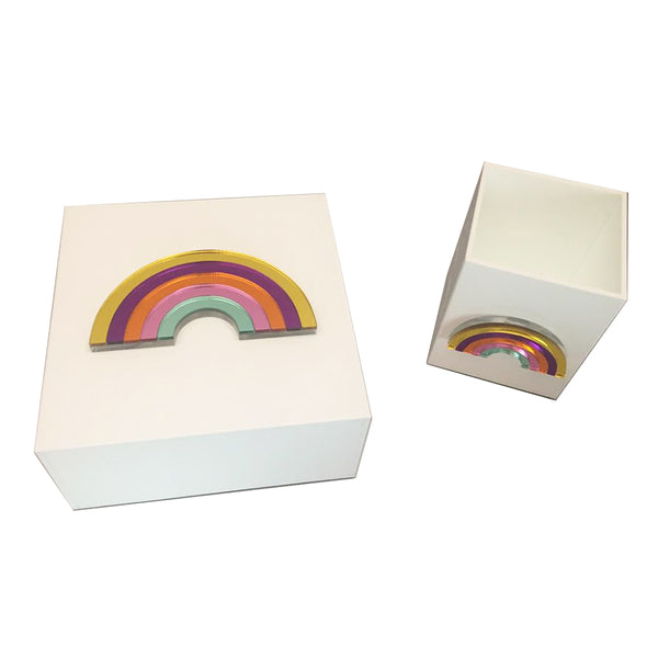 White Plexiglass Rainbow